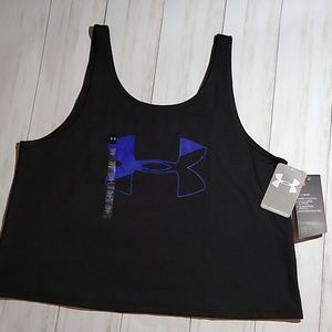 Youth Under Armour Black Tank Large NWT